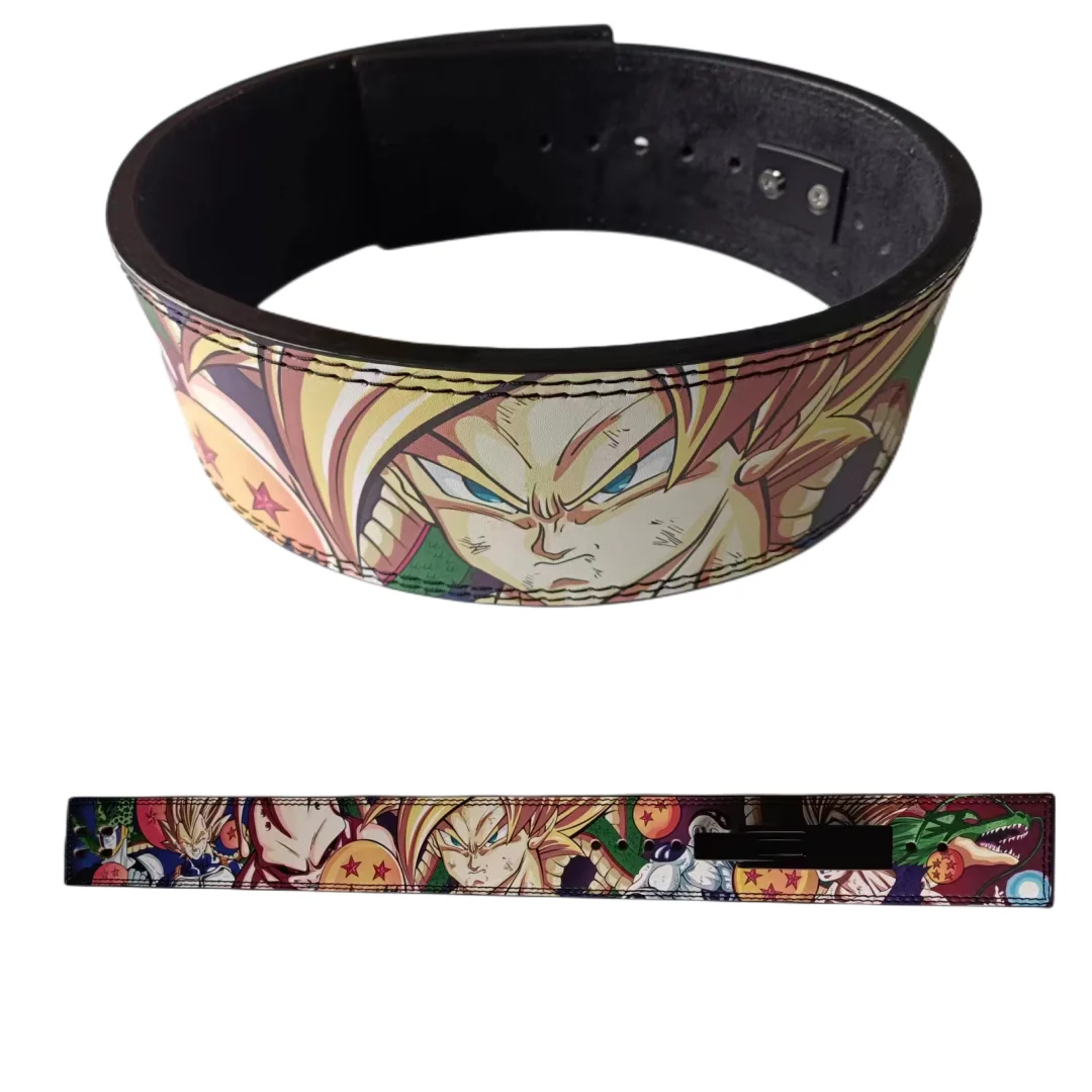 Leather Workout Belt - Anime Gewichthefriem Echt Lederen Gewichthefboom Riem