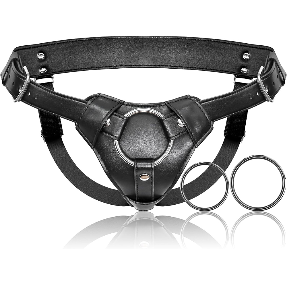 Leatherwork Belt - Strap-on dildo harnas, adult seksspeeltjes voor