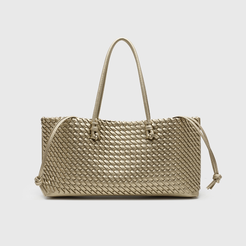Leatherwork Workshop - Designer luxe PU geweven tote bag,