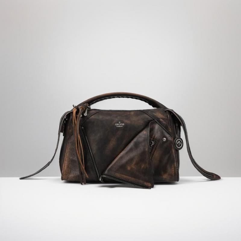 Leatherwork Rivets - 2024 Herfst/Winter Nieuwe Polo Nek Tas
