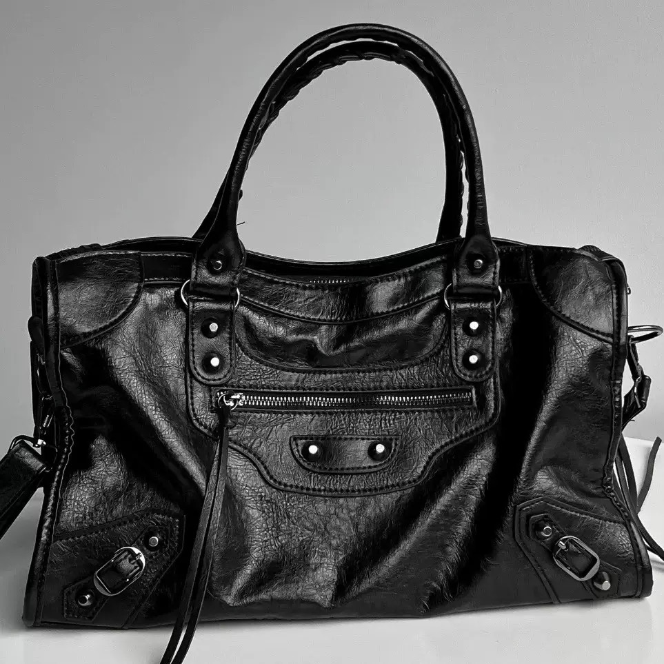 Leatherwork Rivets - Zoete en coole Spice Girl schoudertas