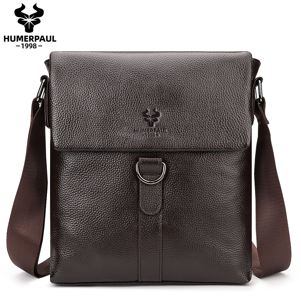 Leather Work Bag Laptop - Humerpaul 2023 Nieuwe Mode Mannen Tassen