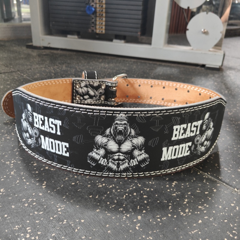Leather Workout Belt - Mannen Gewichthefriem Gym Vrouwen Gewichthefriem Zware