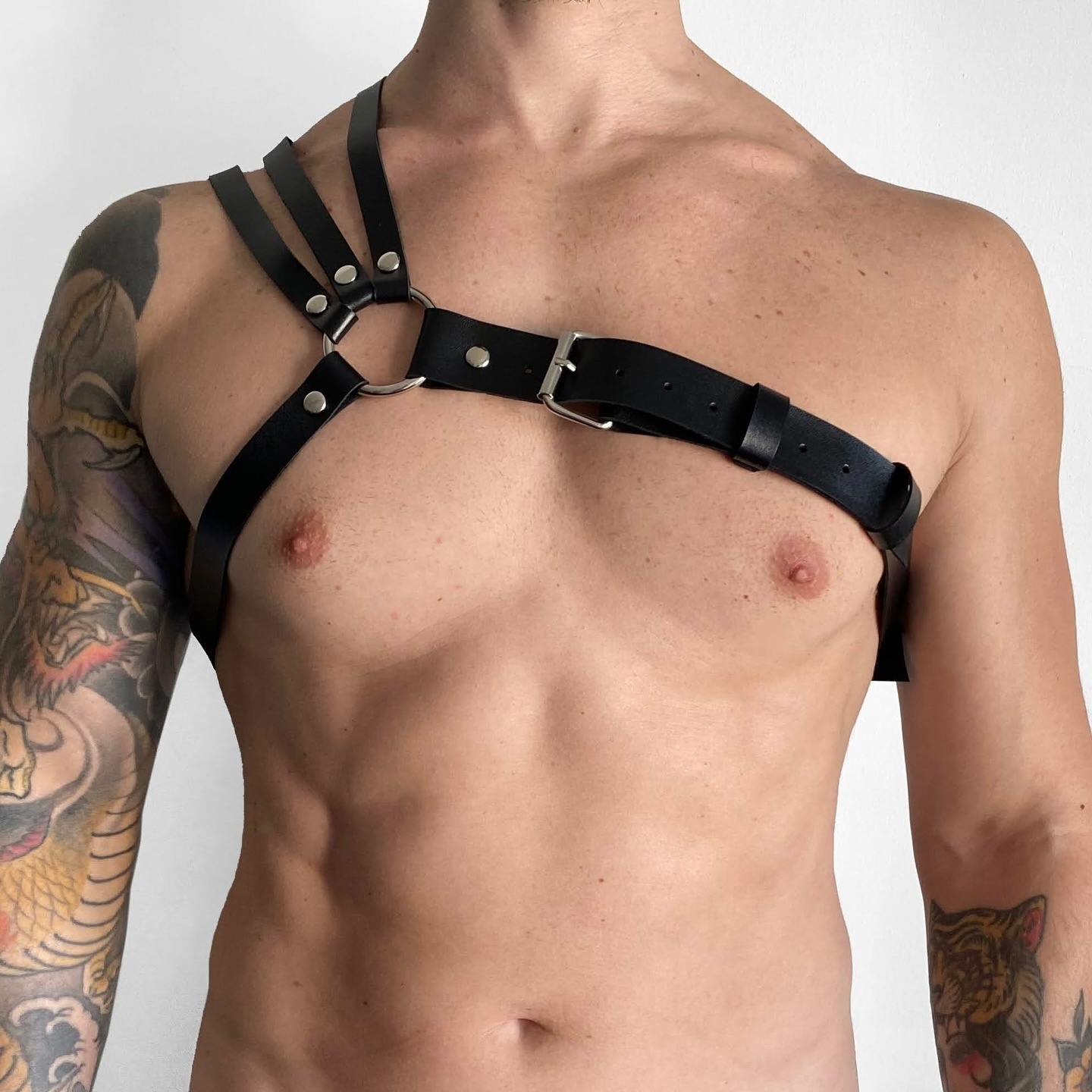 Verstelbare PU-leren borstgord - Leatherwork Belt recensie en prijs