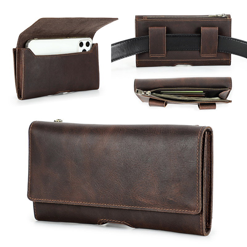 Koeienhuid Lederen Heuptas Tel - Leatherwork Belt recensie en prijs