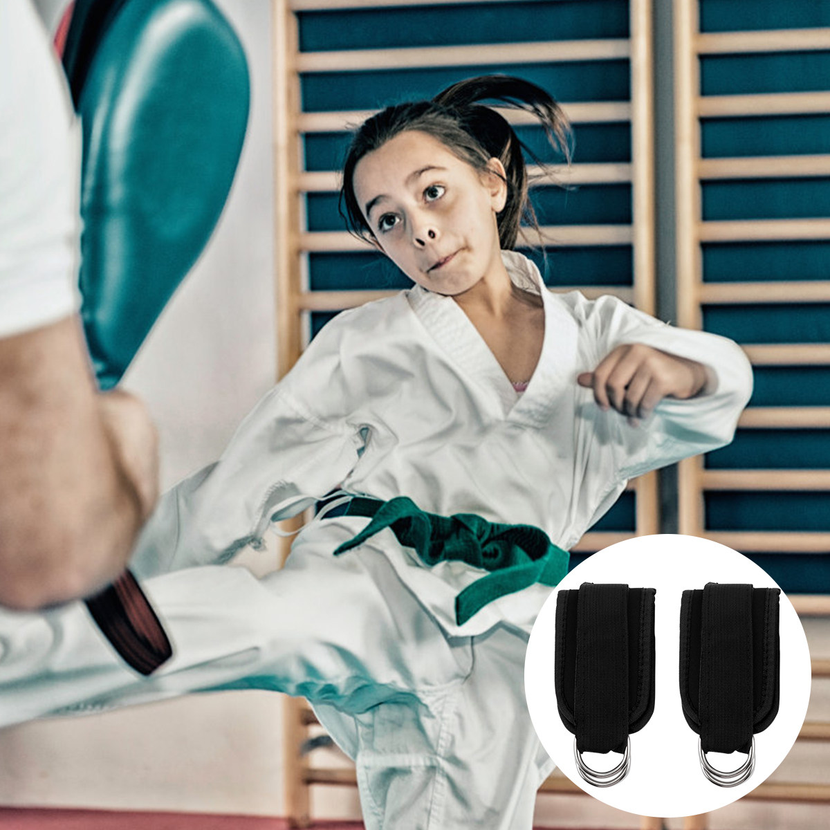 1 paar veelzijdige enkelbanden - Leather Workout Belt recensie en prijs