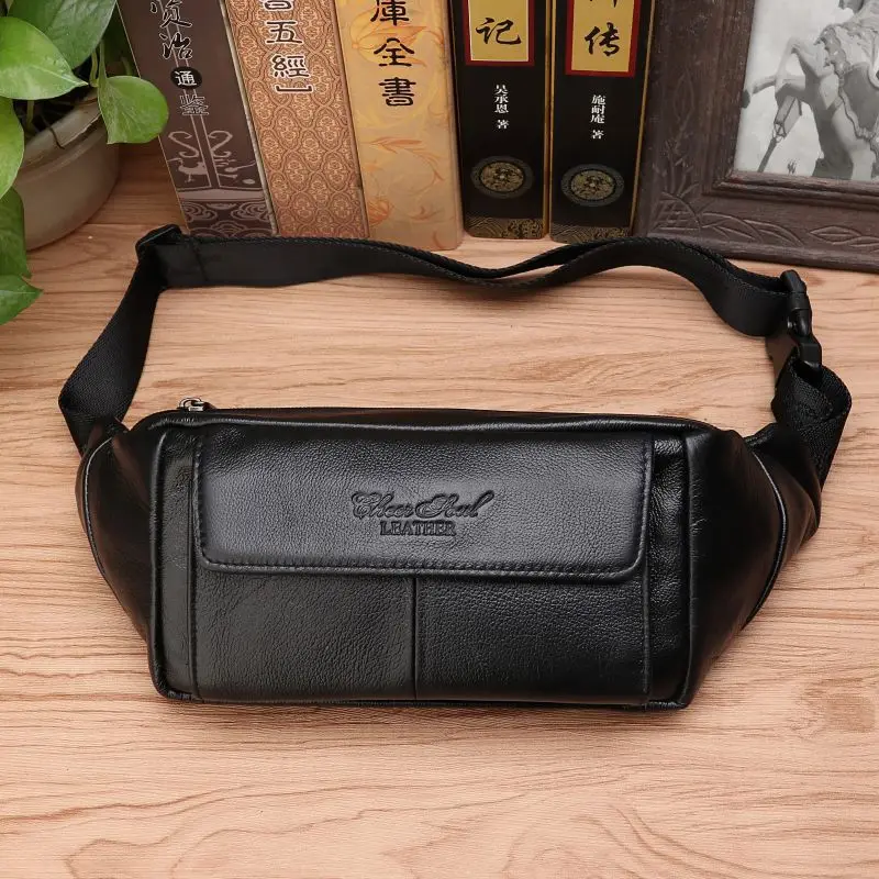 Herentas van echt leer, heupta - Leatherwork Belt recensie en prijs