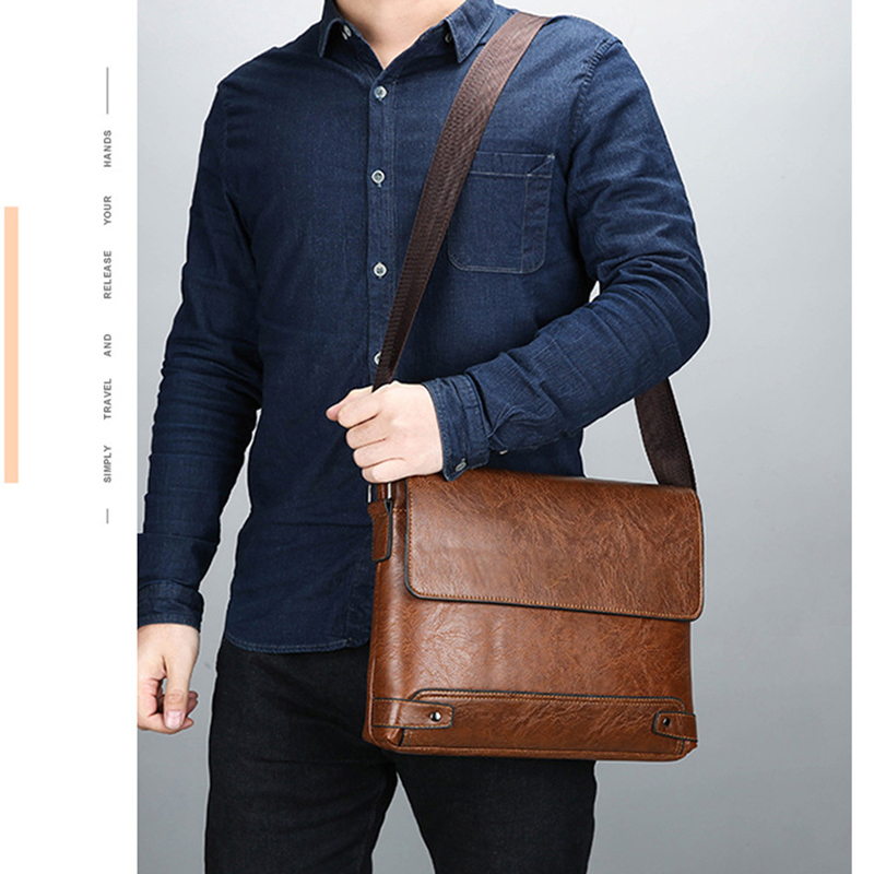 Aktetas voor heren PU lederen  - Leather Work Bag Laptop recensie en prijs
