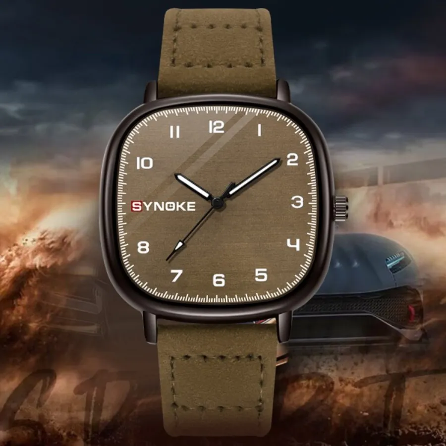 Synoke Mannen Quartz Horloge M - Belt Buckle Blank recensie en prijs