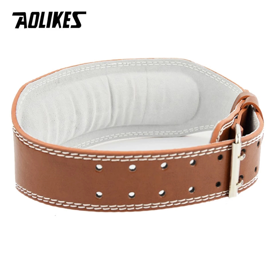 AOLIKES Nieuwe brede gewichthe - Leather Workout Belt recensie en prijs