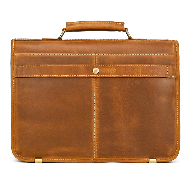 Aanpassen Echt Lederen Laptopt - Leather Work Bag Laptop recensie en prijs
