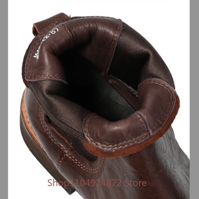 Vintage Brogue Chelsea Boots,  - Leatherwork Designs recensie en prijs