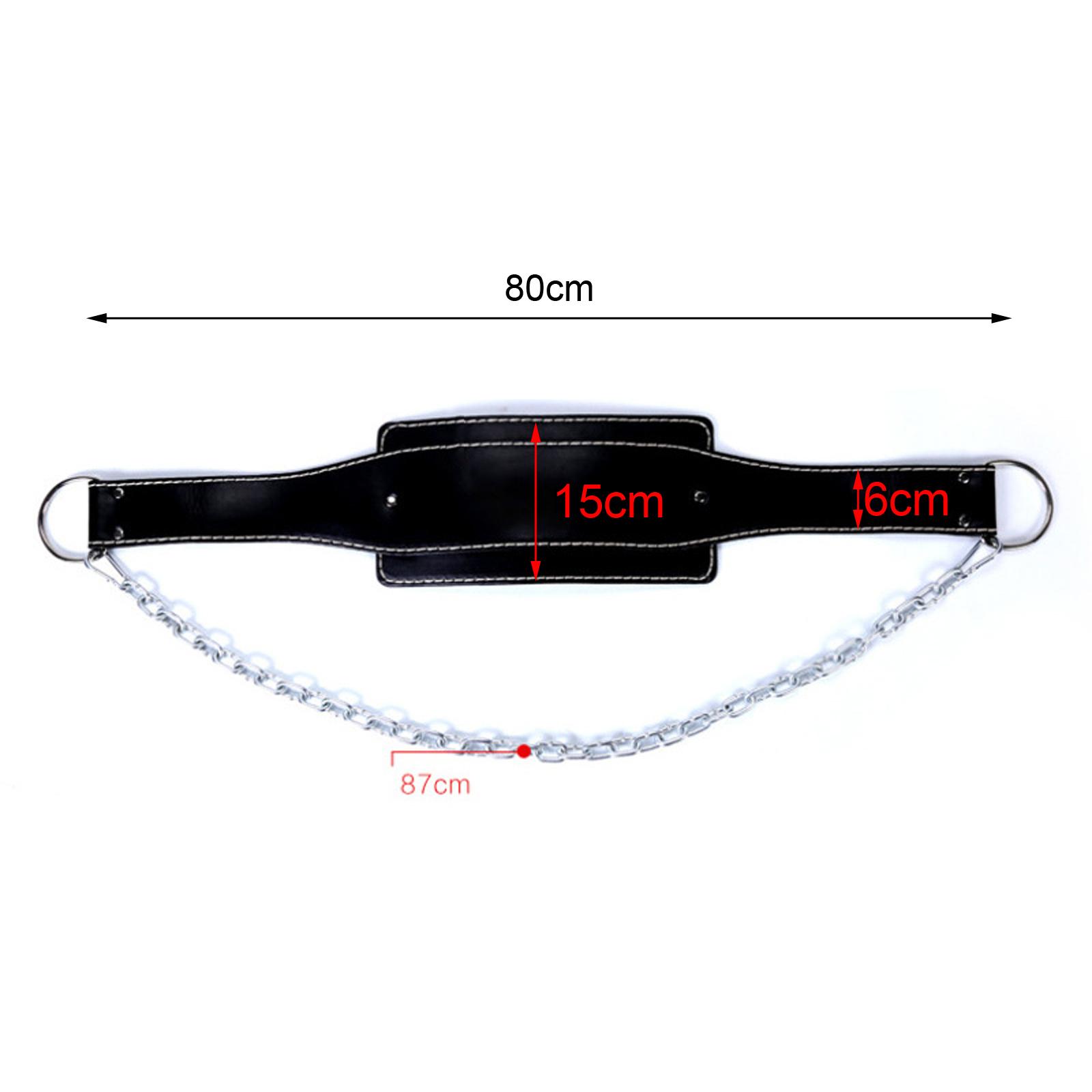 Gewichthefriem met ketting, ge - Leather Workout Belt recensie en prijs