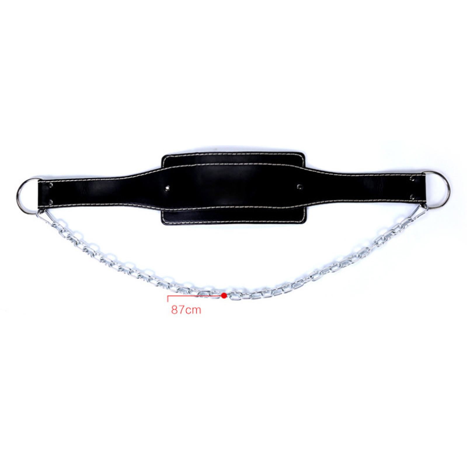 Gewichthefriem met ketting, ge - Leather Workout Belt recensie en prijs
