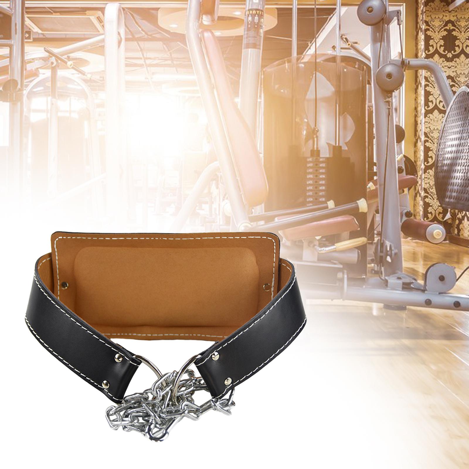 Gewichthefriem met ketting, ge - Leather Workout Belt recensie en prijs
