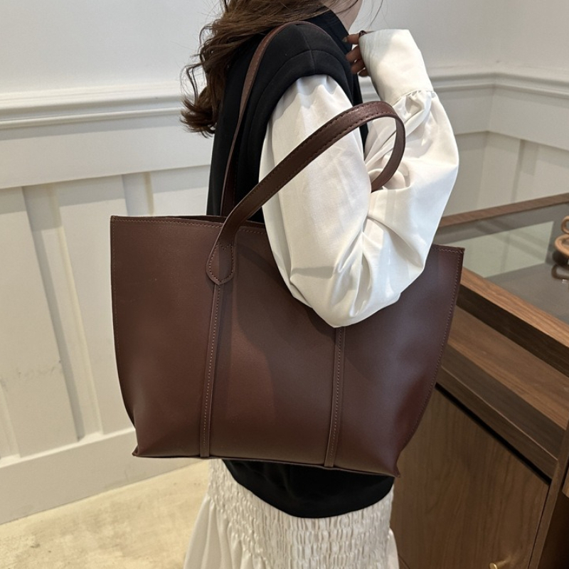 Retro schoudertas van kunstlee - Leather Work Bag Laptop recensie en prijs