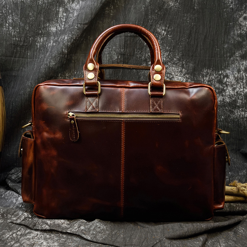 Mannen Echt Lederen Aktetas Fi - Leather Work Bag Laptop recensie en prijs