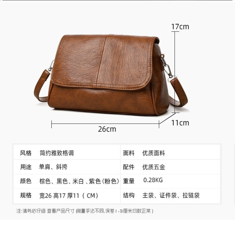 Zachte crossbodytas van kunstl - Leatherwork Belt recensie en prijs