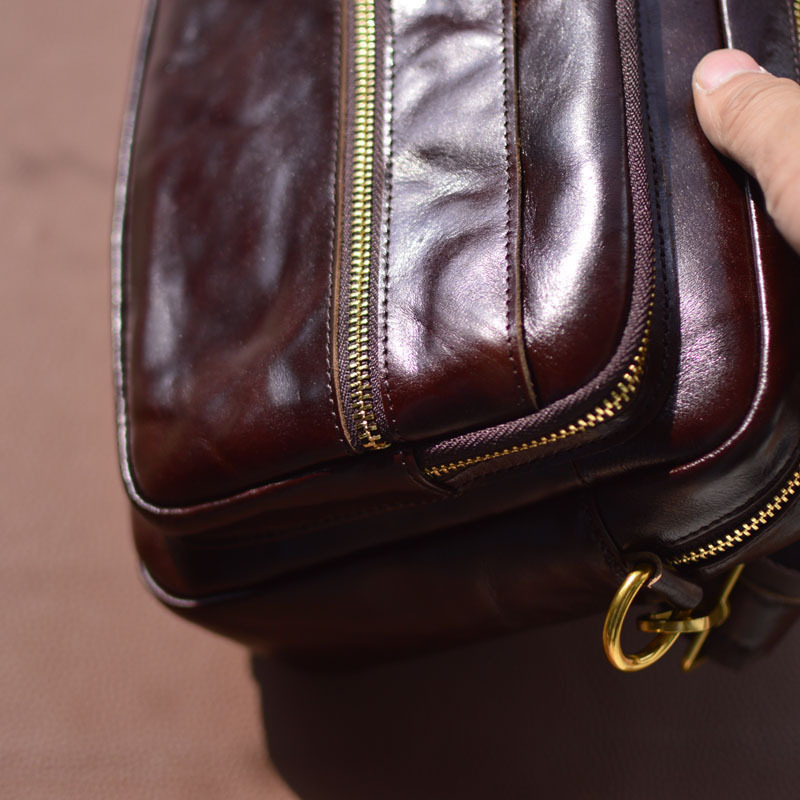 AETOO Leren damestas koeienhui - Leatherwork Rivets recensie en prijs