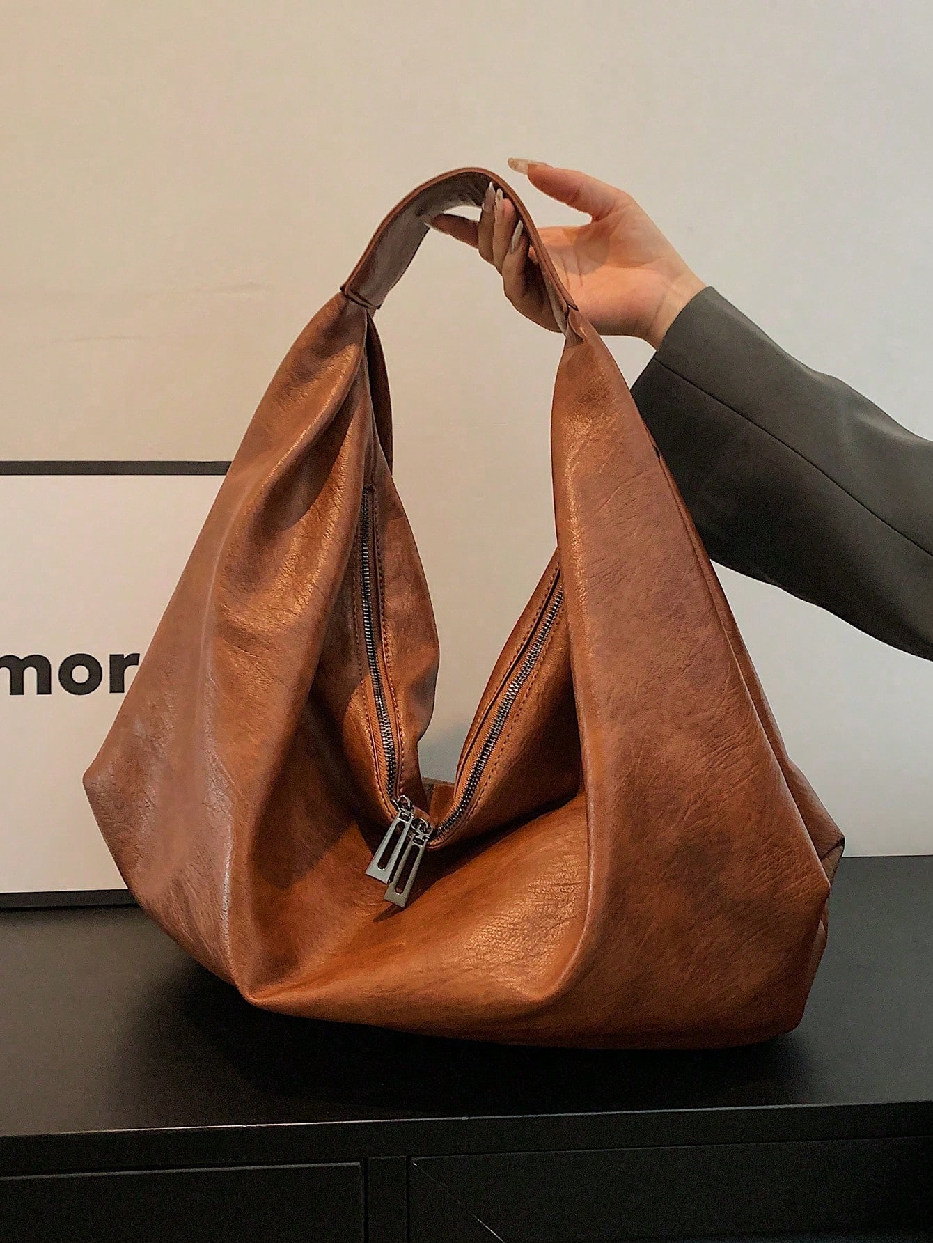 Vintage handtas van PU-leer me - Leatherwork Workshop recensie en prijs