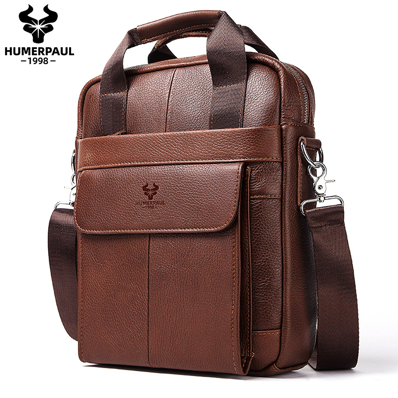 Duurzame lederen tassen voor h - Leather Work Bag Laptop recensie en prijs