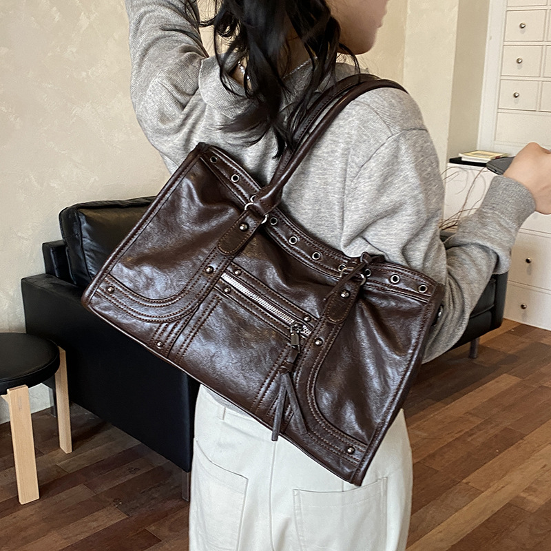 Motorhandtas Retro Dames Schou - Leatherwork Workshop recensie en prijs